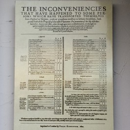 The inconveniences that have happened to some persons